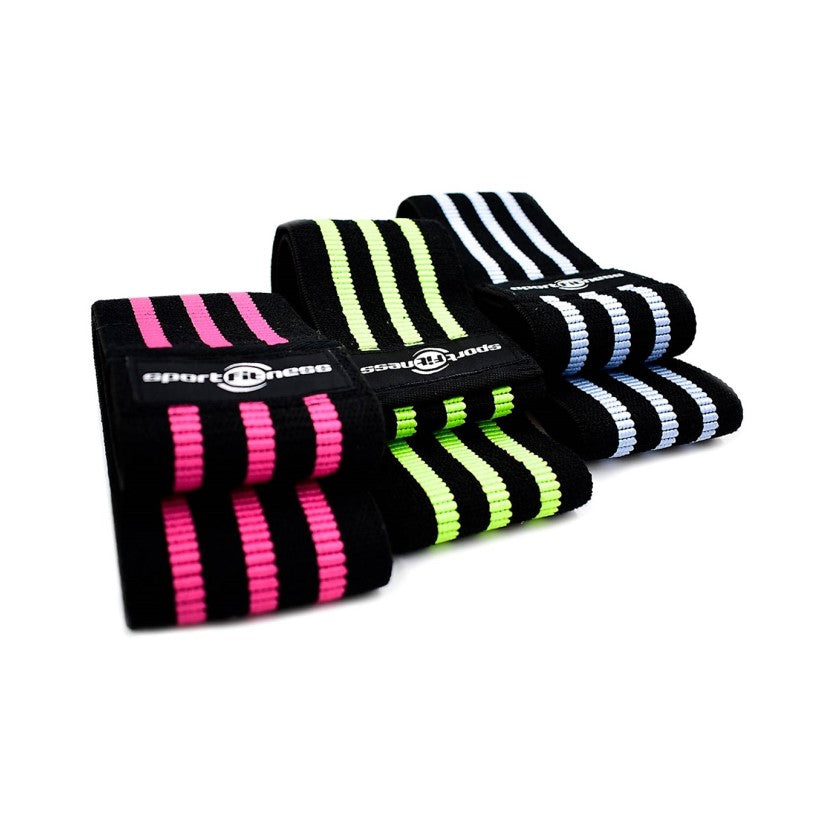 Kit De Bandas Elásticas En Tela (Set x 3) Sport Fitness